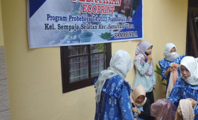 Pelatihan Ecoprint di Lingkungan RT. 21 Tahun 2023